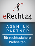 Wir sind Agentur Partner von eRecht24